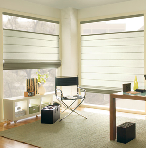 design center roman shades